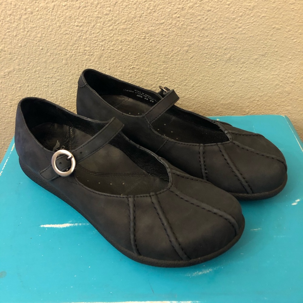 Dansko Giselle Black Mary Jane Flats Sz 39